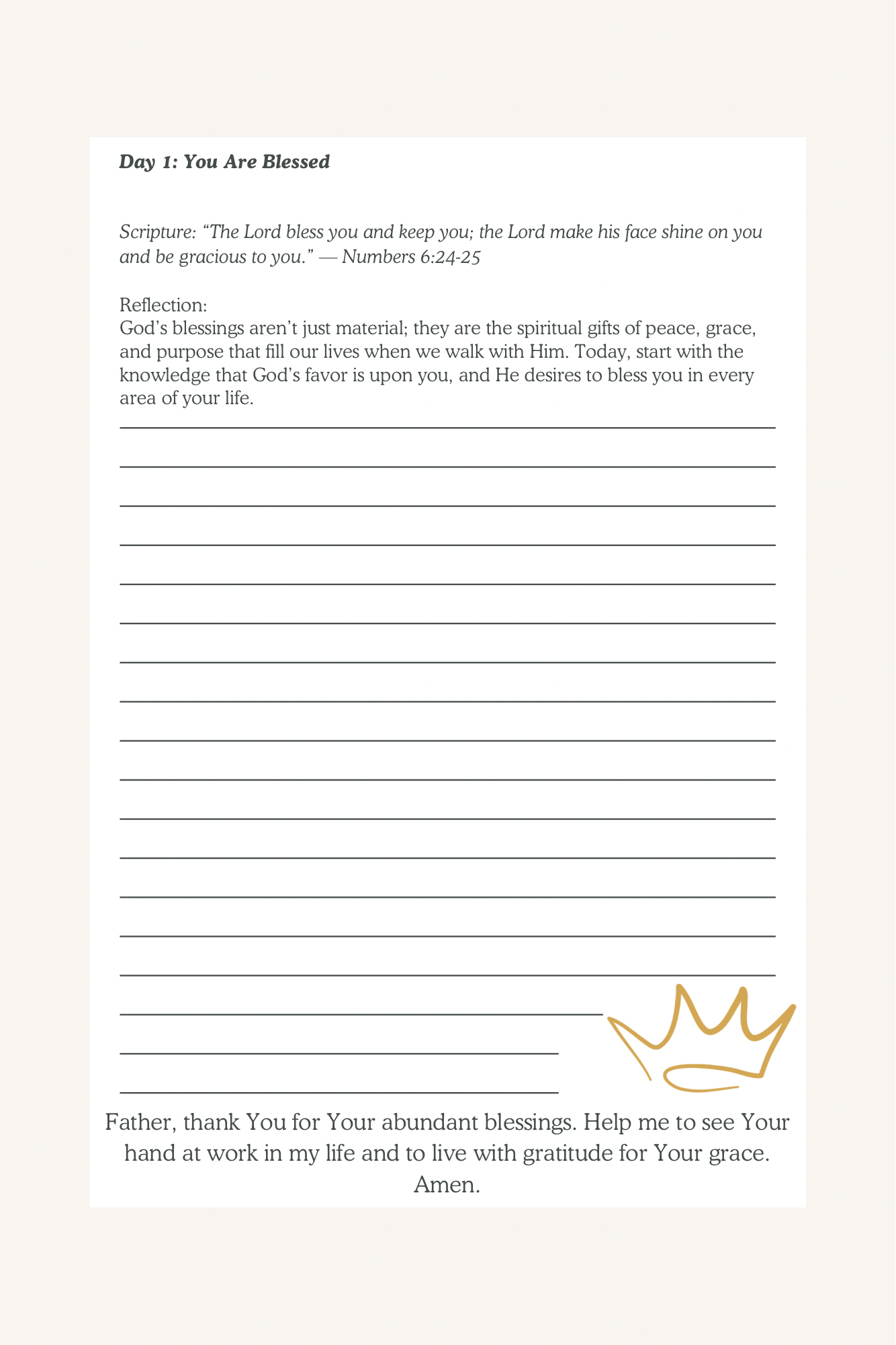 Living Blessed Anointed & Delivered Devotional Journal